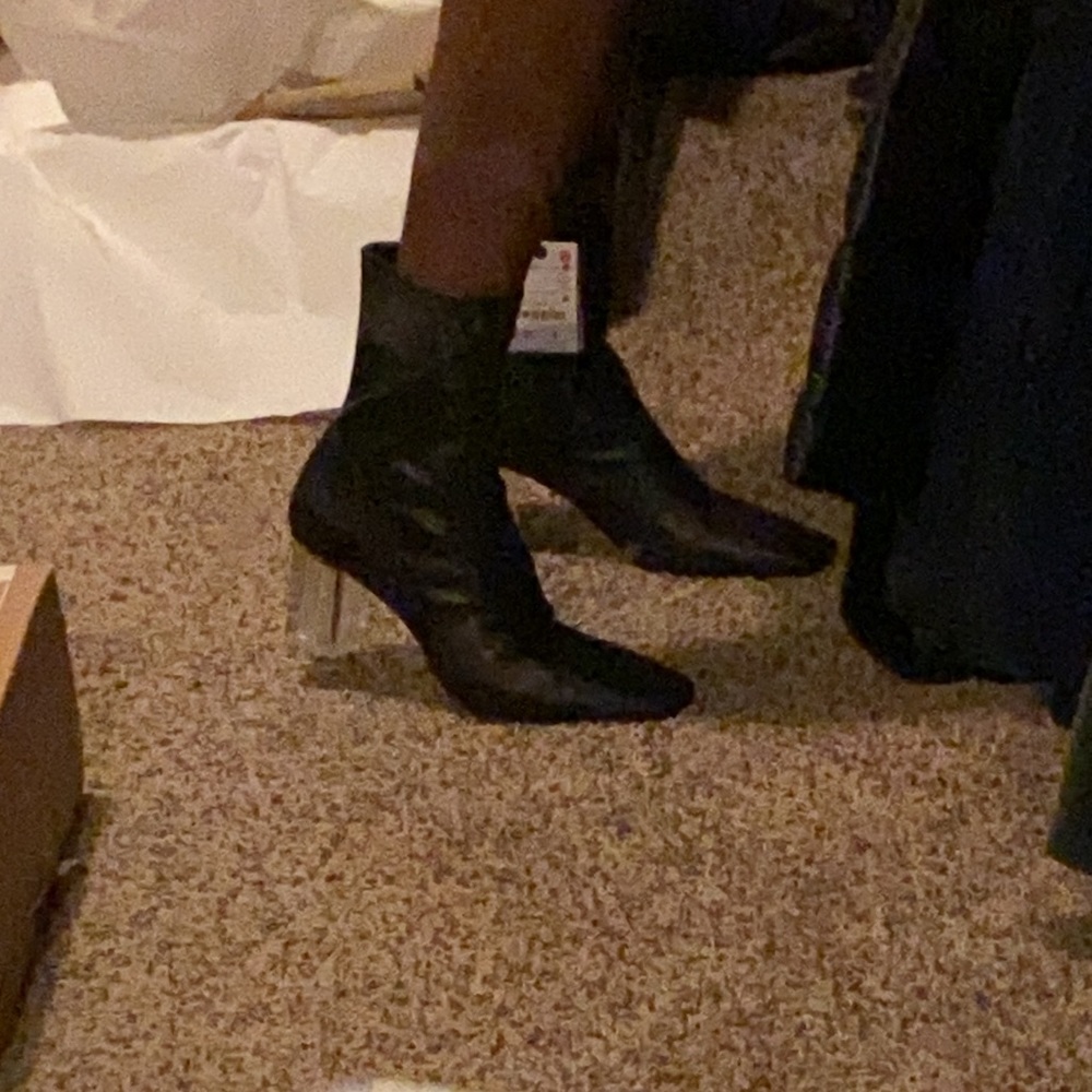 Zara methacrylate heels ankle boots - Picture 7 of 10